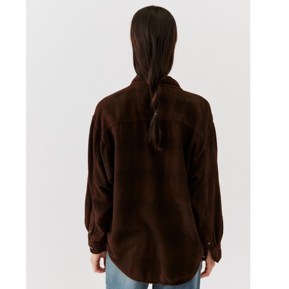 OVERDYED FLANNEL SHIRT - Picture 3 of 7